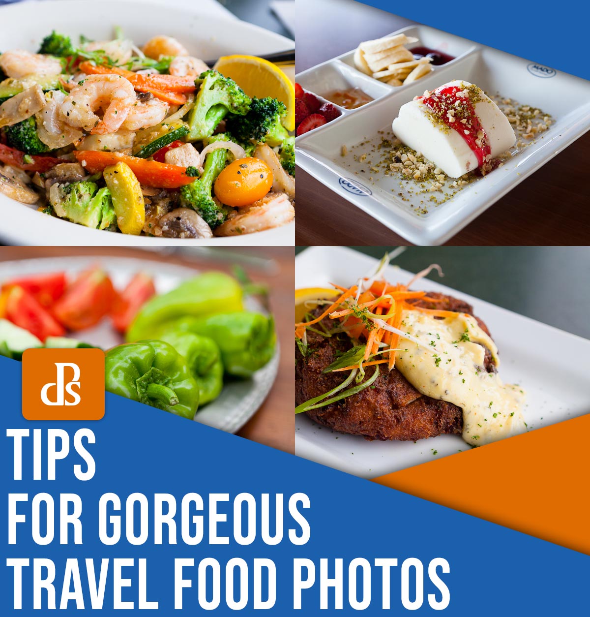 Tips for gorgeous travel food photos