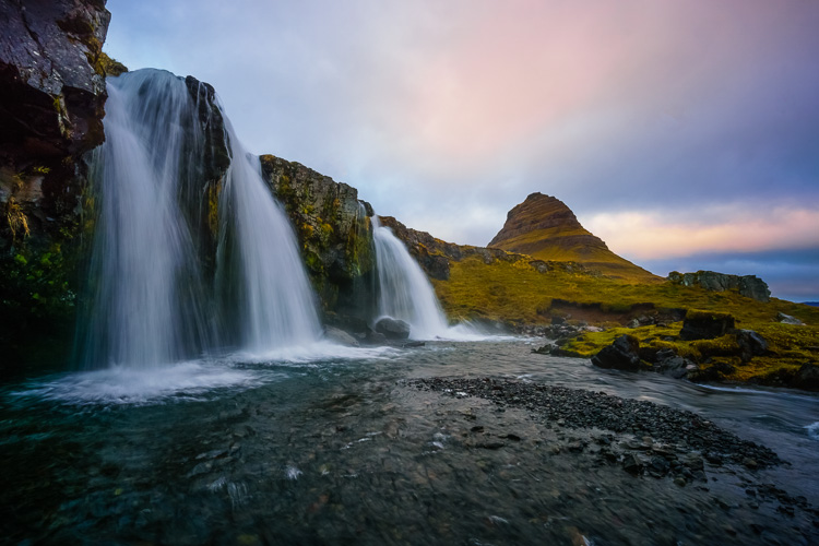 Wide-angle landscape photography